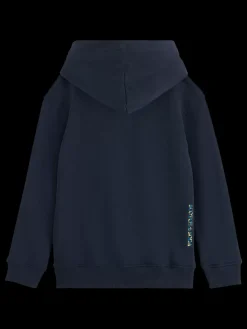 Discount Scotch & Soda RELAXED-FIT LOGO HOODIE Night