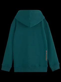 Fashion Scotch & Soda RELAXED-FIT LOGO HOODIE Cypress