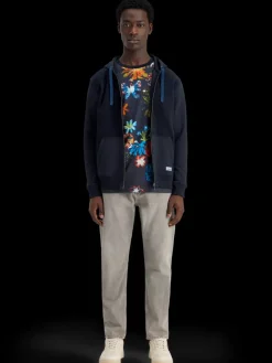 Best Scotch & Soda Reverse terry zip through hoodie Night