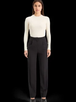 Discount Scotch & Soda ROBYN - TUXEDO PANT WITH SATIN DETAIL EveningBlack