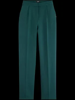 New Scotch & Soda ROBYN RELAXED POLY CREPE PANT CypressGreen