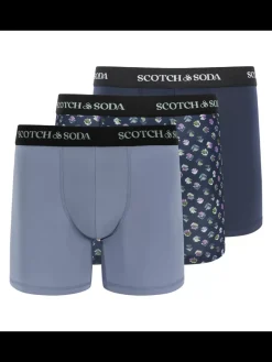 Sale Scotch & Soda SCOTCH & SODA MEN'S UNDERWEAR SS24 - 3PK BOXER BRIEF (PRINT)
