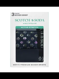 Sale Scotch & Soda SCOTCH & SODA MEN'S UNDERWEAR SS24 - 3PK BOXER BRIEF (PRINT)