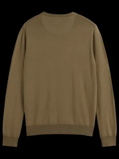 Outlet Scotch & Soda Seasonal core - viscose regular fit crewneck