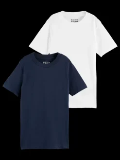 Online Scotch & Soda Seasonal essentials  duo pack cotton in conversion t-shirt ComboA