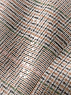 Best Scotch & Soda Sequin prince of wales check boyfriend single breasted blazer SequinPrinceofWales