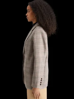 Best Scotch & Soda Sequin prince of wales check boyfriend single breasted blazer SequinPrinceofWales
