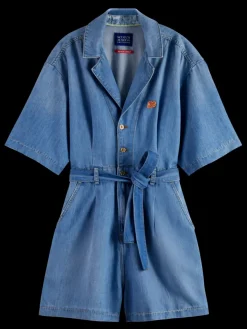 Outlet Scotch & Soda SHORT SLEEVE PLAYSUIT  SEA SHELLS SeaShells