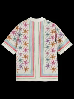Outlet Scotch & Soda SHORT SLEEVE SHIRT WITH BANDANA PRINT SoftIce