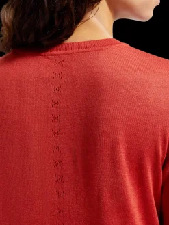 Hot Scotch & Soda SHORT SLEEVED CREW NECK PULLOVER RusticCoral
