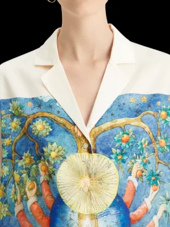 Hot Scotch & Soda SHORT SLEEVED SHIRT EMBASSY OF THE FREE MIND PRINT EmbassyTreeAOP