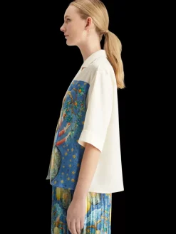 Hot Scotch & Soda SHORT SLEEVED SHIRT EMBASSY OF THE FREE MIND PRINT EmbassyTreeAOP