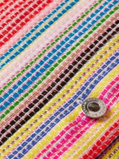 Best Scotch & Soda SHORT TRUCKER JACKET IN MULTI COLOUR STRIPE VibrantStripe