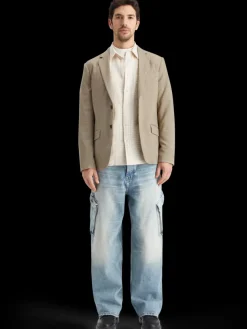 Clearance Scotch & Soda Single breasted yarn-dyed blazer AntraOffwhiteMiniCheck