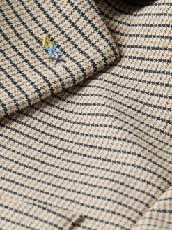 Clearance Scotch & Soda Single breasted yarn-dyed blazer AntraOffwhiteMiniCheck