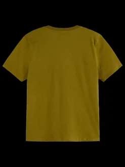 Discount Scotch & Soda SLUB V-NECK REGULAR FIT T-SHIRT