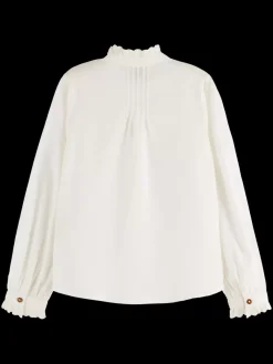 Sale Scotch & Soda SOFT WHITE SHIRT OffWhite