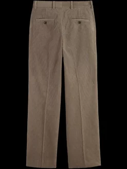 Hot Scotch & Soda Straight fit cotton corduroy chino Cappuchino
