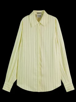 New Scotch & Soda STRIPED LIGHTWEIGHT SHIRT
