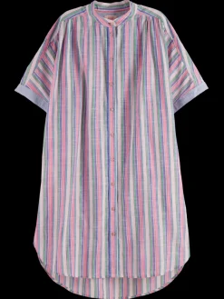 Sale Scotch & Soda STRIPED OVERSIZED  BEACH SHIRT DRESS BeachStripe