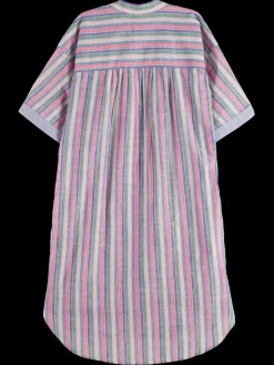 Sale Scotch & Soda STRIPED OVERSIZED  BEACH SHIRT DRESS BeachStripe