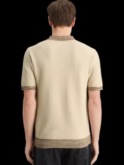 Hot Scotch & Soda Structure knitted polo