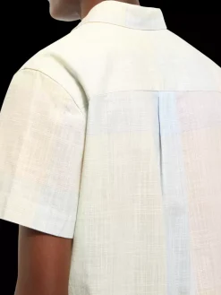 Clearance Scotch & Soda Structured checked short sleeve shirt Multicolourcheck