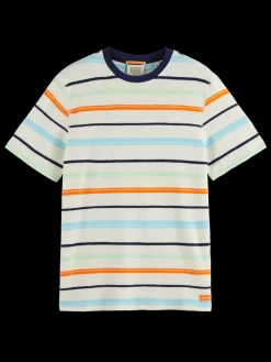 Best Scotch & Soda Structured striped t-shirt MulticolourStripe