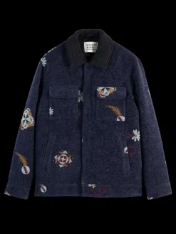 Online Scotch & Soda SWIRL POETRY JACQUARD TRUCKER Night
