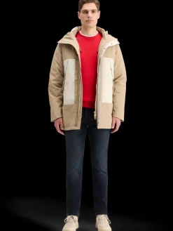 Fashion Scotch & Soda TECHNICAL CITY PARKA Mocha