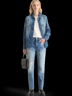 Outlet Scotch & Soda THE BUZZ SLIM BOYFRIEND JEANS   Playlist