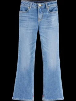 New Scotch & Soda The charm high-rise classic flared jeans - sea and sky SeaandSky