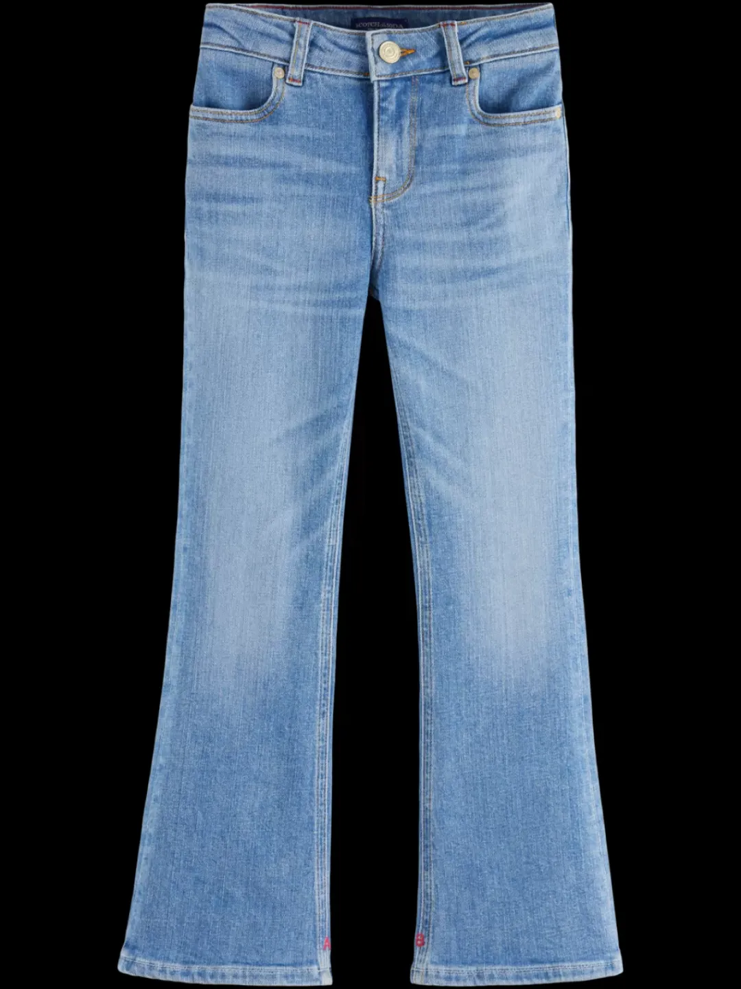 New Scotch & Soda The charm high-rise classic flared jeans - sea and sky SeaandSky