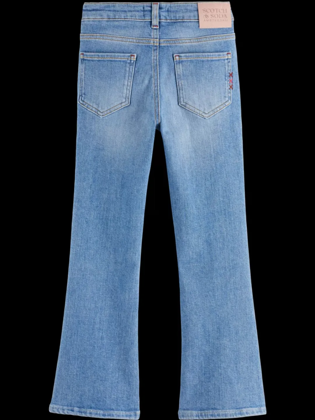 New Scotch & Soda The charm high-rise classic flared jeans - sea and sky SeaandSky