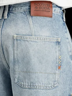 Online Scotch & Soda The daze wide leg cargo jeans - rolling road RollingRoad
