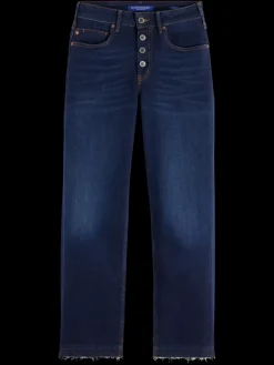 Best Scotch & Soda THE SKY STRAIGHT JEANS WITH EXPOSED FLY  BEATEN BLUE BeatenBlue