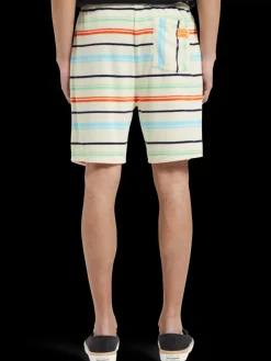 Discount Scotch & Soda Towelling sweatshorts MulticolourStripe