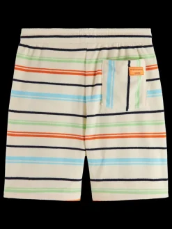 Discount Scotch & Soda Towelling sweatshorts MulticolourStripe