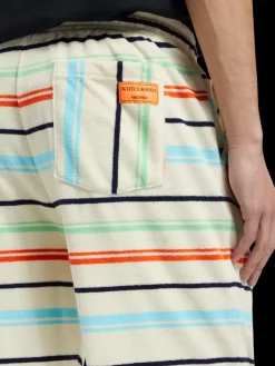 Discount Scotch & Soda Towelling sweatshorts MulticolourStripe