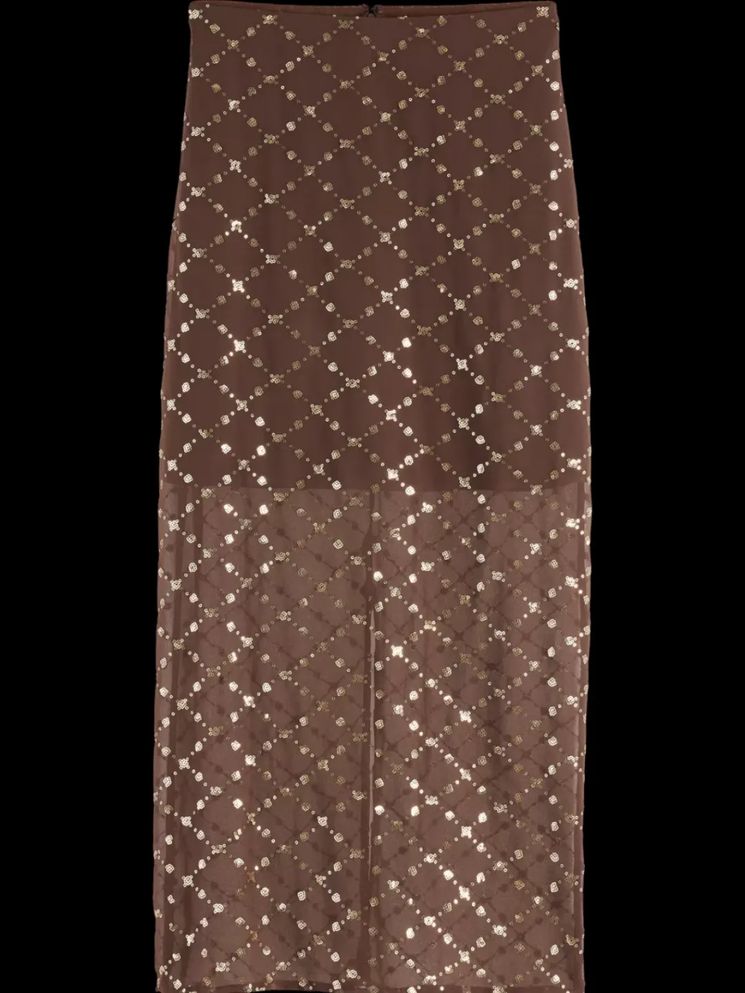Fashion Scotch & Soda TUBE SKIRT WITH EMBELLISHMENTS Coffee