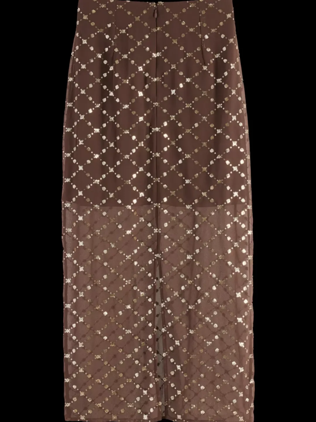 Fashion Scotch & Soda TUBE SKIRT WITH EMBELLISHMENTS Coffee