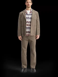 Sale Scotch & Soda Unconstructed relaxed 3-button corduroy blazer Cappuchino