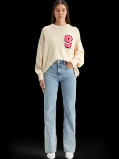 Fashion Scotch & Soda Varsity oversized pullover SoftIce