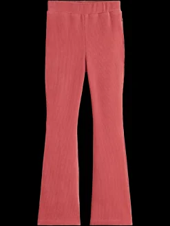 Clearance Scotch & Soda VELVET CORD FLARE LEGGING ReunionRose