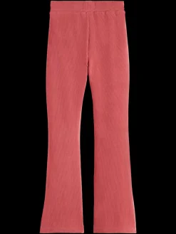 Clearance Scotch & Soda VELVET CORD FLARE LEGGING ReunionRose