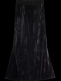 Sale Scotch & Soda VELVET SKIRT EveningBlack