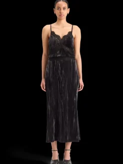 Fashion Scotch & Soda VELVET TANK TOP EveningBlack