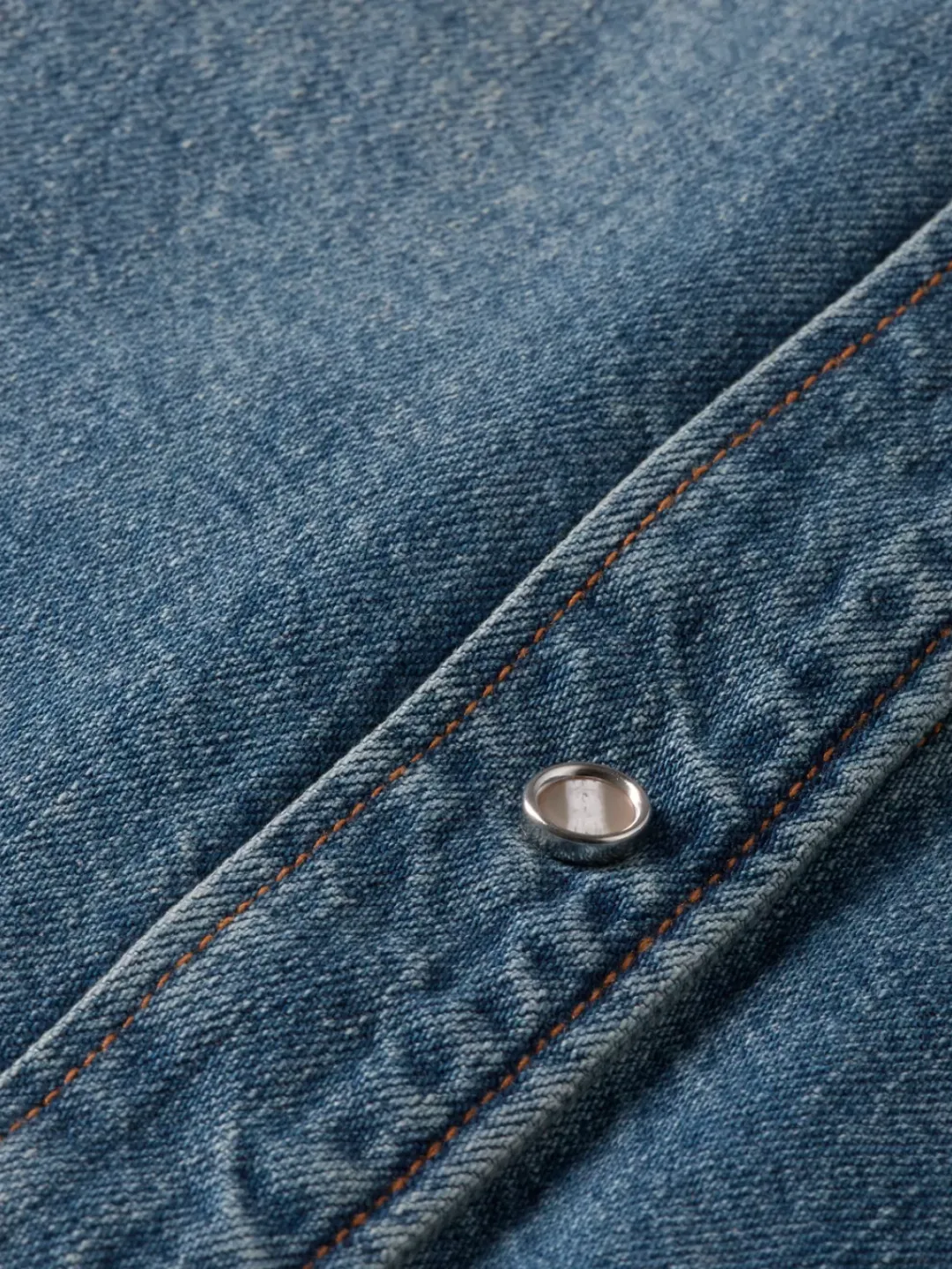 Outlet Scotch & Soda Vintage washed denim overshirt - frisco nights FriscoNights