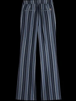 Sale Scotch & Soda Violet kick flare pant BlueSchoolStripe