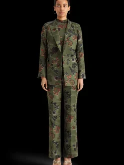 Hot Scotch & Soda Violet poetry tapestry kick flare pant PoetryTapestryMilitary